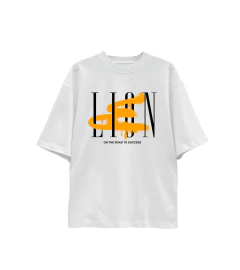 CAMISETA PREMIUM OVERSIZED LION SUCCESS na internet