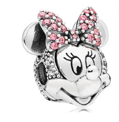 Berloque Minnie Cravejada Prata 925 - comprar online