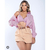 Conjunto Cropped e Chamise Kimono Listrado na internet