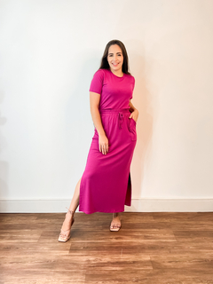 Conjunto Longo Paula Fúcsia - comprar online