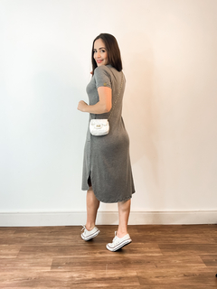 Vestido Amanda Grafite - comprar online