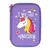 Cartuchera unicornio Violeta Termofucion 1 cierre