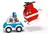 Lego Duplo - Helicóptero De Bomberos Y Auto De Polici 10957