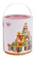 Bloques Balde 100 Piezas Madera Tooky Toy Ft674