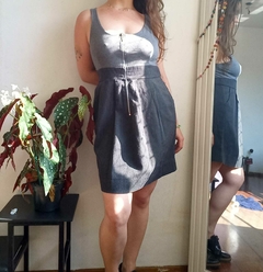 Vestido Cinza Tamanho G