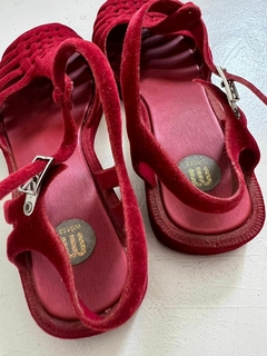 Melissa Aranha Flocada Bordô número 35 - comprar online