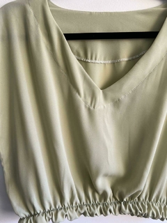 Cropped Verde Tamanho M - loja online