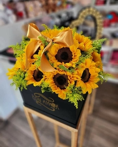 Box Cuadrado Grande de Girasoles