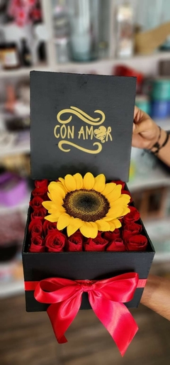 Box Rosas y Girasol