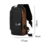 Mochila de Ombro Transversal Portátil com Trava Antifurto - BelleMarc Digital