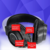 Fone de ouvido Headphone Luz RGB Bluetooth Cancelamento de Ruído Kapbom KA-755 - comprar online