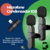 Microfone Condensador Duplo de Lapela Wireless Lightning IOS Sem Fio 2.4GHZ K9-IP-2IN1