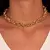 Choker Cordão Baiano Banho Ouro