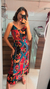 vestido midi alca de cordao