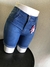 bermuda jeans barra dobrada - feminina