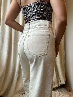 Jeans Wide Leg crema Ana en internet