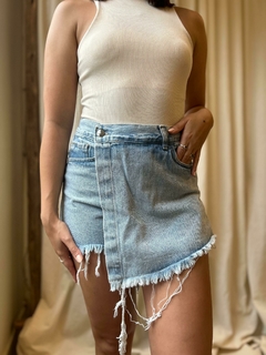 Short Pollera jeans Nicole