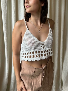 Top Cliope crochet calado ZigZag