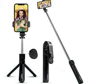 Bastão Pau Selfie Tripé Mesa Controle Bluetooth ✔ - comprar online