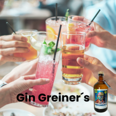 Botella de gin "Greiner´s" - Brochetos