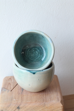 Tazas turqueza lago