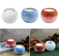 Molde esfera mini porta vela