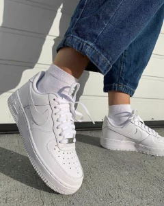 AF1 LEATHER WHITE CLASSIC - comprar online