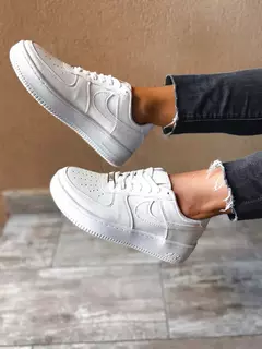 AF1 LEATHER WHITE CLASSIC - KAIZEN CLOTHING
