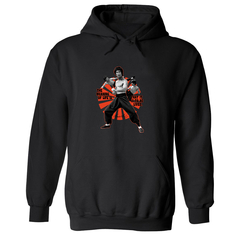 Buzo Canguro Niño Bruce Lee blanco y negro- BSSPBL5 - comprar online