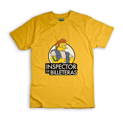 Remera Los Simpson inspector de billeteras- BSDALS11 - tienda online