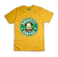 Remera Los Simson krusty coffe- BSDALS10 en internet