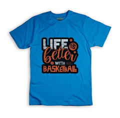 Remera Niño Basquet frase- BSDBT2 - Blockbuster Store