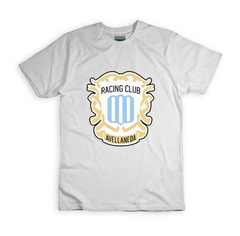 Remera Racing escudo avellaneda- BSDRC1 - comprar online