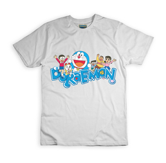 Remera Doraemon Logo Personajes - BBSD2 en internet