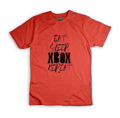 Remera Xbox Eat Sleep Xbox Repeat - BBSX1 - tienda online