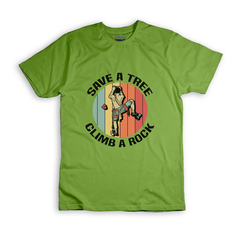 Remera Niño Escalada save a tree- BSDEC3 - tienda online