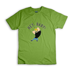 Remera Jhonny Bravo hey, baby- BSDAJB6 - Blockbuster Store