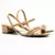 Sandália Feminina Moleca Elástica Salto Quadrado - comprar online