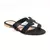 Sandália Rasteira H Napa Preto - comprar online