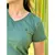 Camisas Femininas T-Shirt 30.1 Algodao Gola V Lisa - comprar online