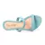 Sandália Rasteira Laço 2 Tiras Azul - comprar online