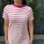 Vestido Listrado Curto Com Manga Casual Edição Limitada Luxo - loja online