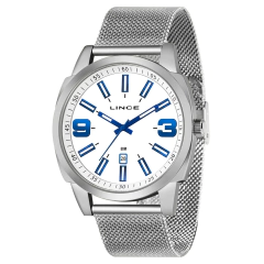 Relógio Lince Masculino Prata MRM4728L - comprar online