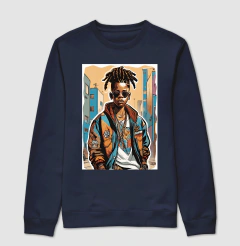 Menino Negro descolado de Skate - Diversifik.com.br 
