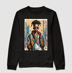 Menino Negro descolado de Skate - comprar online