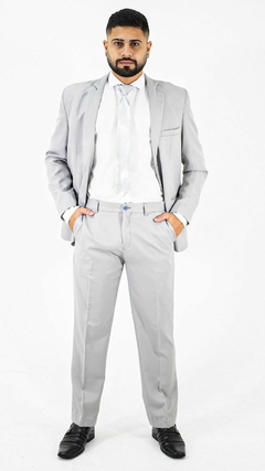 COSTUME SLIM MICROFIBRA CINZA CLARO na internet