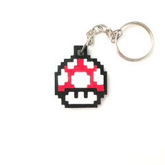Llavero 8 bit champiñón