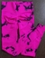 Calza ÁMBAR Fucsia con Negro - tienda online
