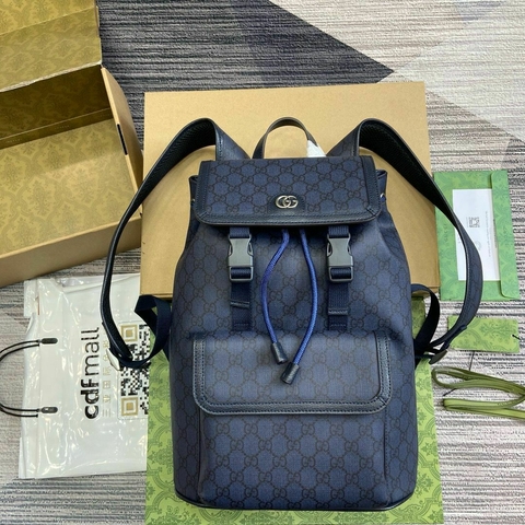 Mochila Gucci Ophidia GG - supreme canvas azul - comprar online