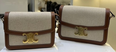 Bolsa Celine Triomphe Teen - Textile - comprar online